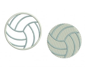 Stickdatei - Volleyball